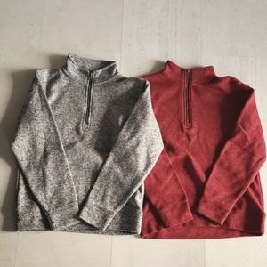 Arizona Jean Co. Set of 2 Pullover quarter zip sweaters